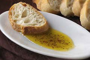 herbal oil with bread