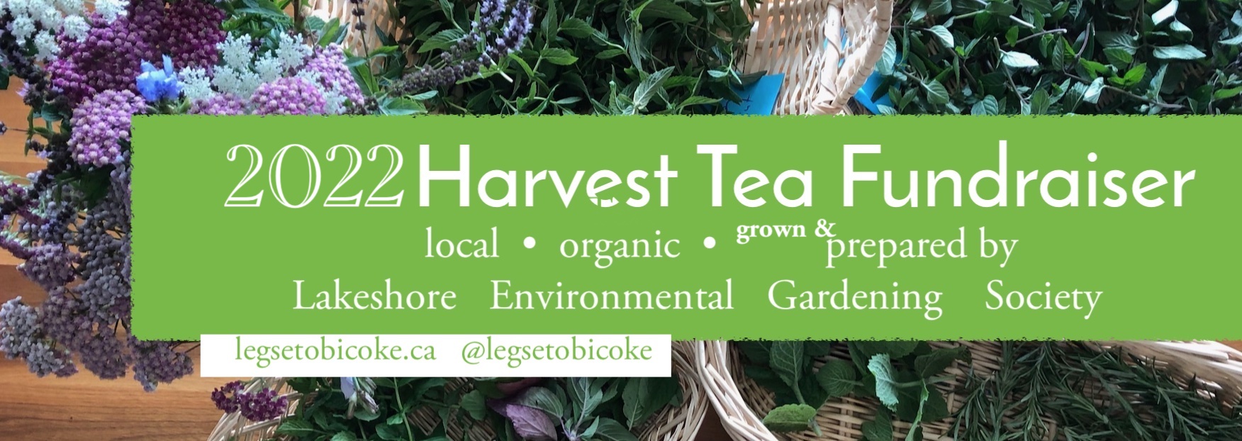 LEGS garden tea fall harvest fundraiser